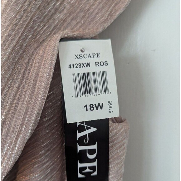 Xscape Off-Shoulder Glitter Gown - Picture 9 of 9